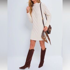 NWOT Hyacinth House Tuckernuck Whistler Sweater Dress